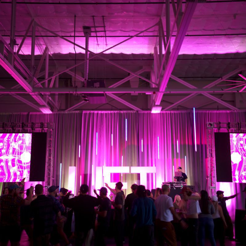 Seattle program design event entertainment live stage set