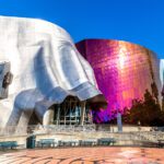 Outside Museum of Pop Culture Seattle