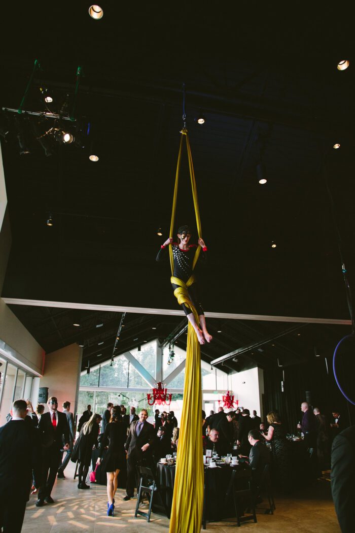 aerialist acrobat seattle event entertainment