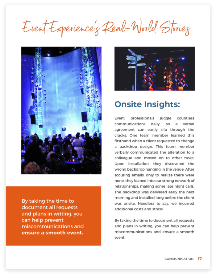 Seattle Event Planning Masterclass Ebook page 2