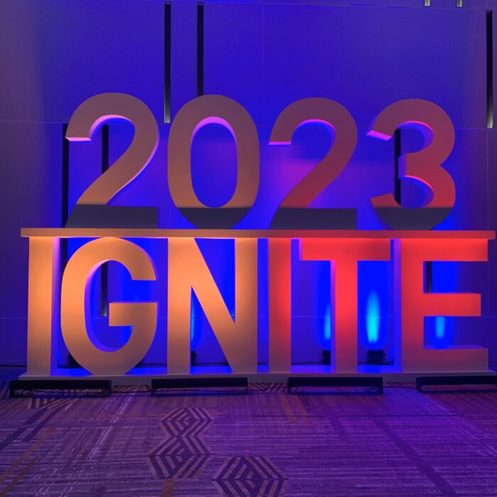 Seattle kickoff sales conference program design giant letters