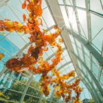 Chihuly Garden and Glass Orange Sculpture Seattle Event Venue DMC Excursion