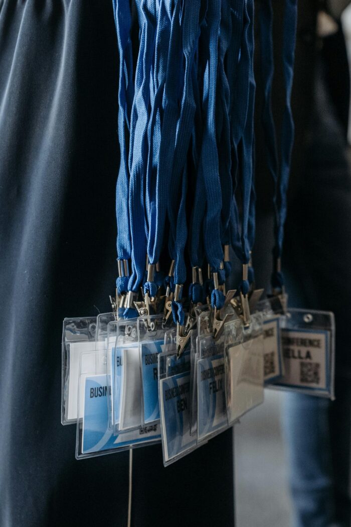Event registration services Seattle name badges management