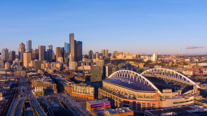 Seattle, Washington skyline Lumen Field Corporate Event Planner