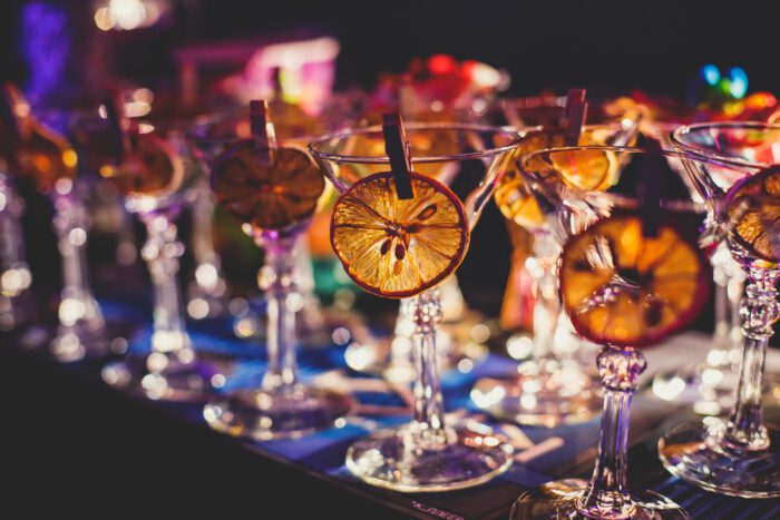 Seasonal catering Christmas cocktail martini Seattle event planner