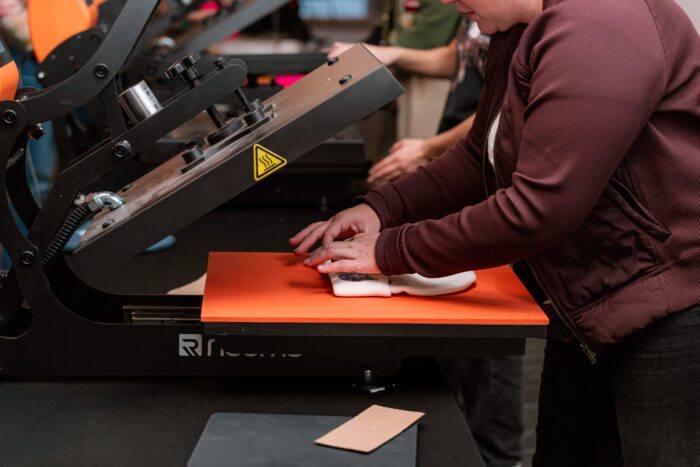 Custom Seattle event activation beanie bar interactive holiday party